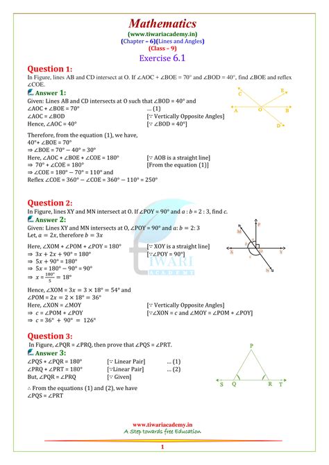 Solutions for Chapter 6.1I 